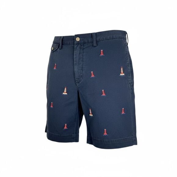 Ralph Lauren Other - EUC POLO Ralph Lauren Men’s Classic Fit Navy Shorts Embroidered Lighthouse- 33”